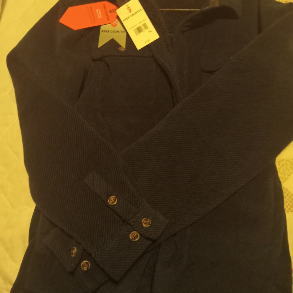 Free county navy blue xl jacket New with tag